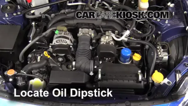 2013 Subaru BRZ Limited 2.0L 4 Cyl. Oil Check Oil Level